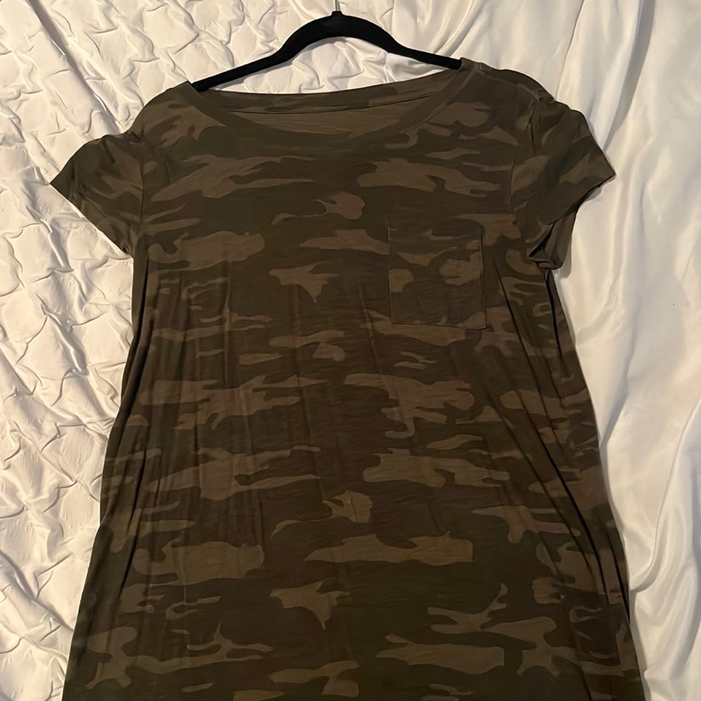 Camo print dress